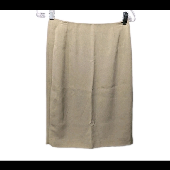 NWT Talbots Silk Straight Pencil Skirt 4 #8900 - Picture 1 of 10